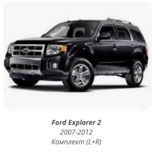 Escape 2007-2012 стёкла фар комплект (L+R)