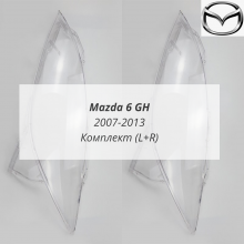 Mazda 6 GH стёкла фар комплект (L+R)