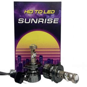 Светодиодные лампы h4 с линзами Sunrise
