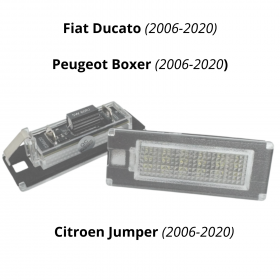 Подсветка номера Фиат Дукато, Пежо Боксер, Ситроен Джамепер