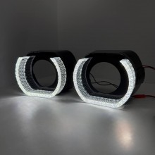 Объемные черные U-тип с ДХО Объемные черные U-тип с ДХО