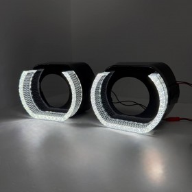 Черные маски 3,0 U-тип с ДХО Black Square